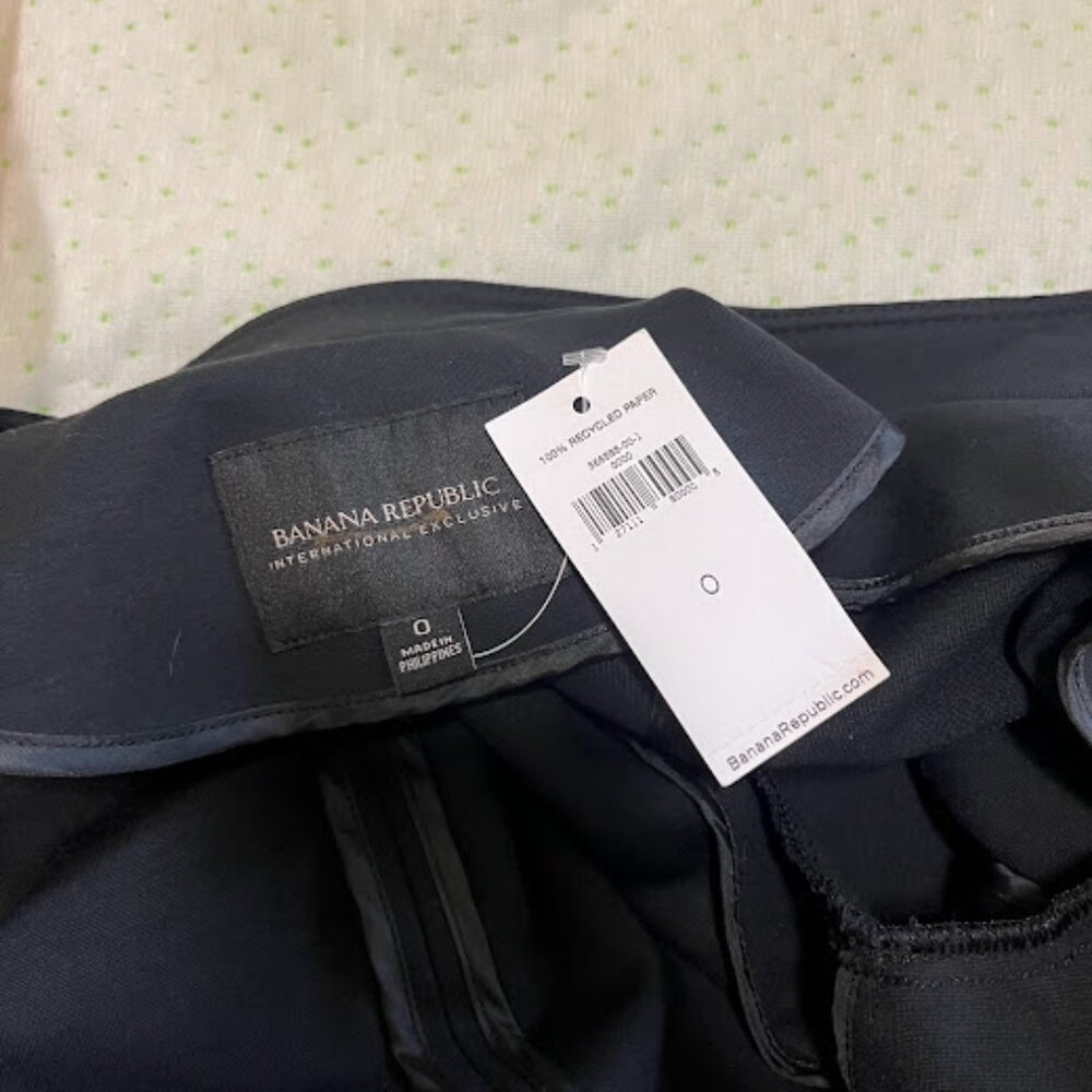 NEW Banana Republic Unstructured Stretch Ponte Blazer 0 - Picture 6 of 6